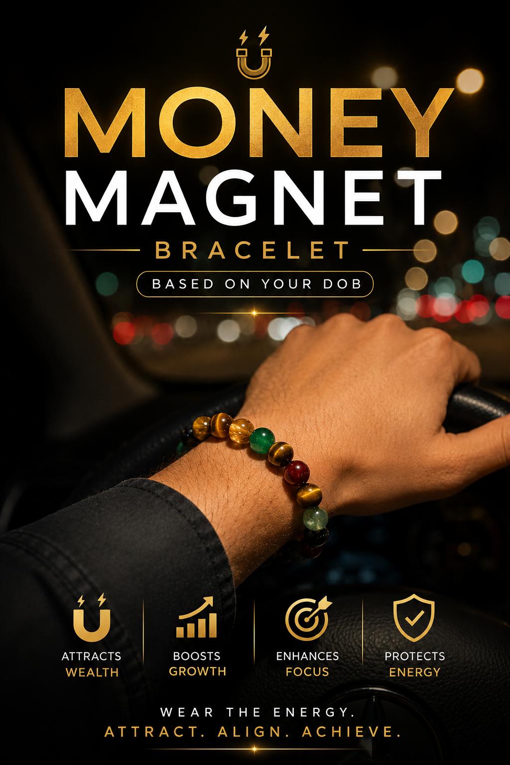Money Magnet Bracelet Based On Your DOB